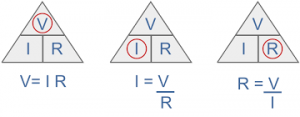 Electrical resistance - formula triangle