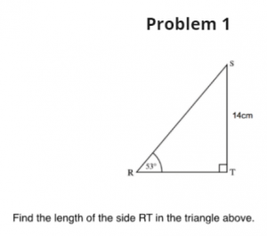 Trigonometry and Pythagoras - Problem 1